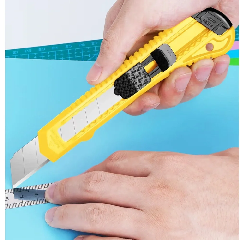 💕5/25💕 Set of 2 Yellow Utility Knife with Safety Lock